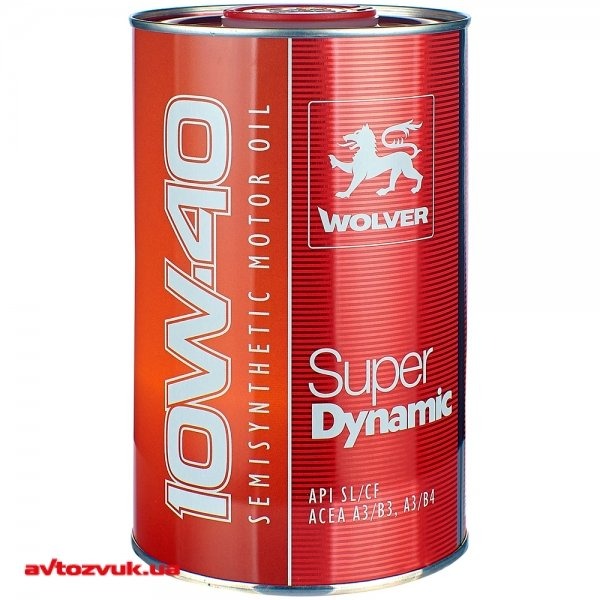 Масло  1л Wolver 4Т 10 W-40 мет банка