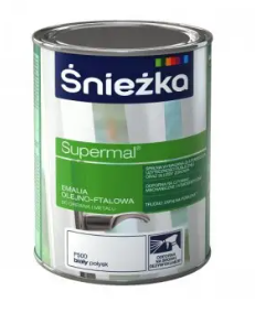 Фарба Sniezka емаль 0,8 л біла Польша F500