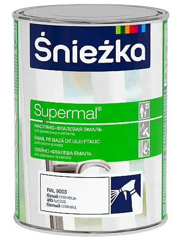 Фарба Sniezka емаль 0,8 л вишнева F595