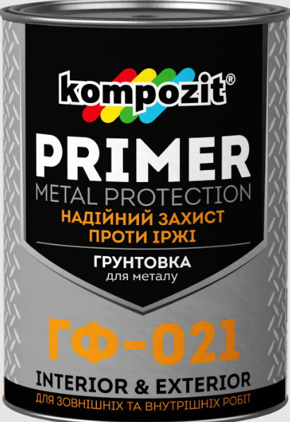 Грунт Композит ГФ-021 0,9кг св.сіра