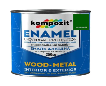 Емаль Композит ПФ-115 зелена 0,25кг