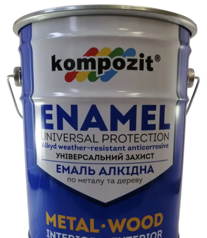 Емаль Композит ПФ-115 чорна матова 2,8кг