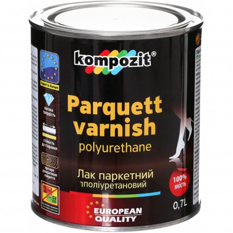 Лак Композит паркетний поліурет.глянц. 0,7л