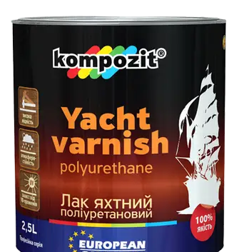 Лак яхтний Композит поліурет.глянц. 0,7л