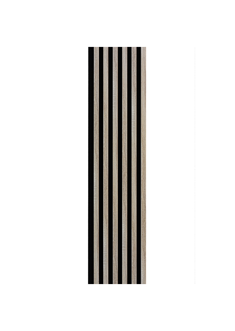 Панель WoodLine WL 2700*300 чорний/дуб сонома (0,81м2)
