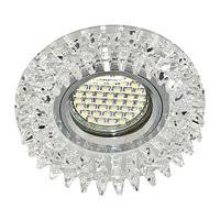 Світильник Feron СD2540 (SMD3014) МR -16/G5.3 з led підсвідкою прозорий