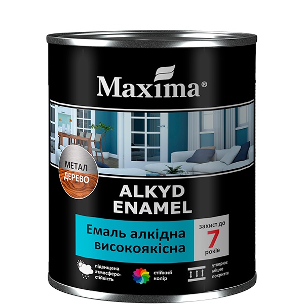 Емаль Maxima 2,3 кг яскраво-зелена