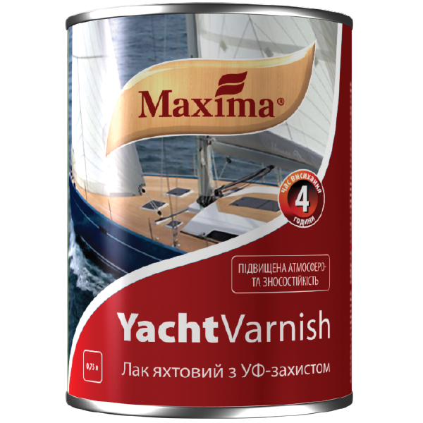 Лак Maxima 0,75л яхтний глянцевий