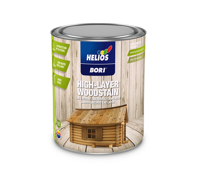 Лазур BORI HIGH-LAYER WOODSTAIN 6 вишня 0,75л
