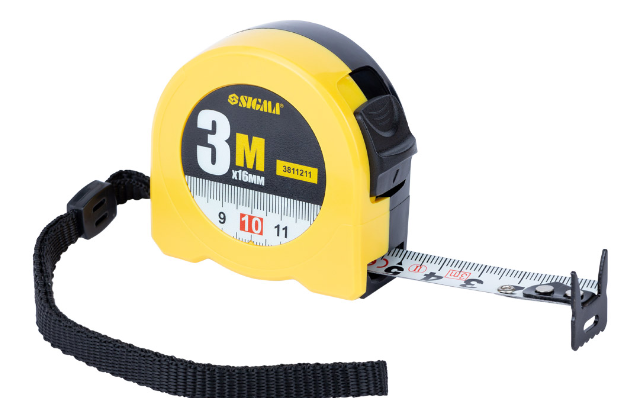Рулетка Соlor 3 m*16мм Сігма