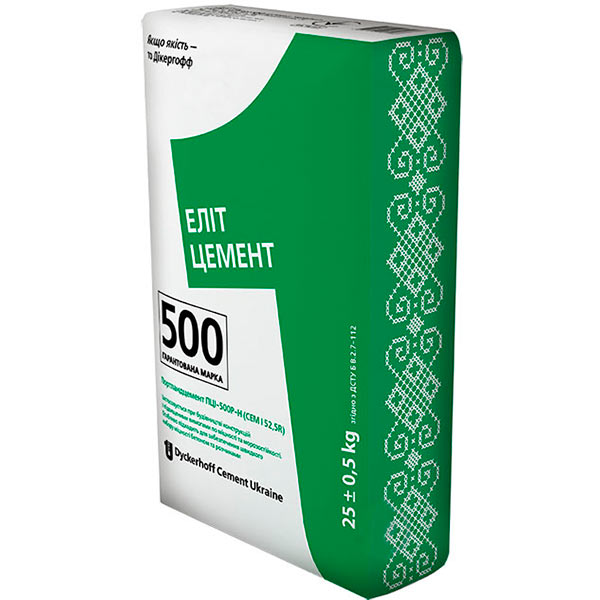 Цемент Dyckerhoff/Здолбунів ПЦ І 500Р-Н (CEM I 52,5 R) 25кг