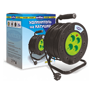 Подовжувач на катушці Svittex SV-018 25м