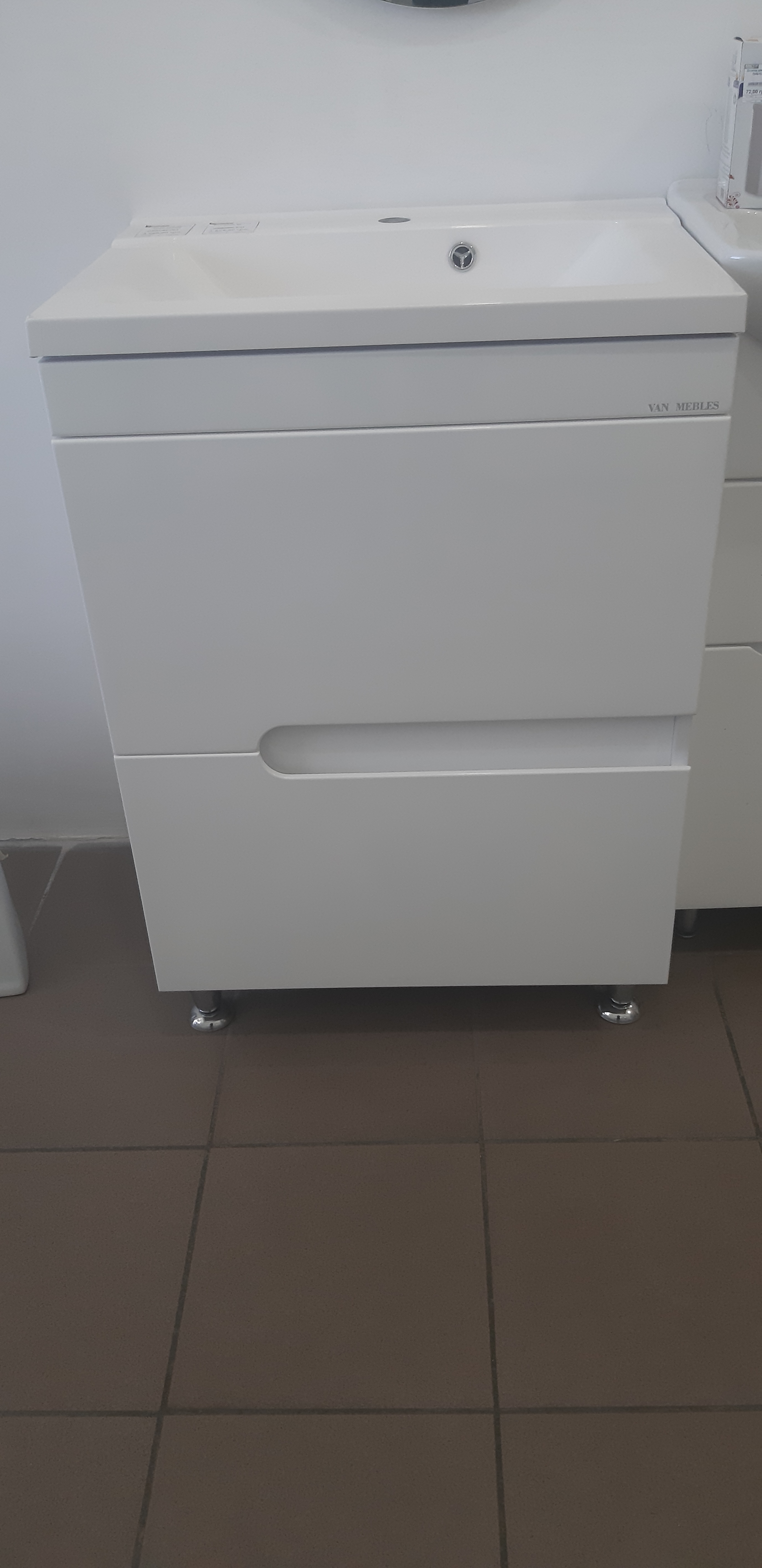 Тумба підлогова VanMebles Verona white + Глорія 80