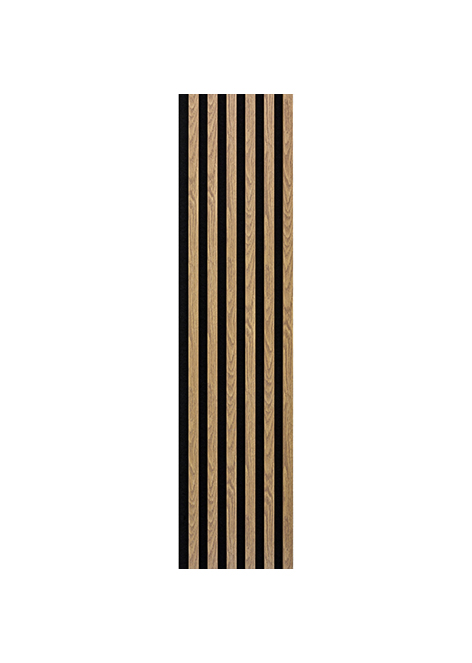 Панель WoodLine WL 2700*300 чорний/дуб світлий (0,81м2)