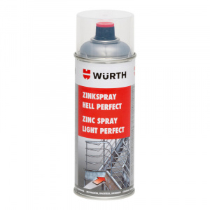 Спрей цинк світл/для захисту мет поверхонь 400г Wurth