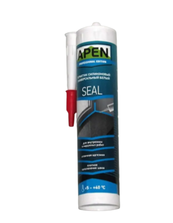 Герметик Apen seal  силіконовий санітарний прозорий 280мл