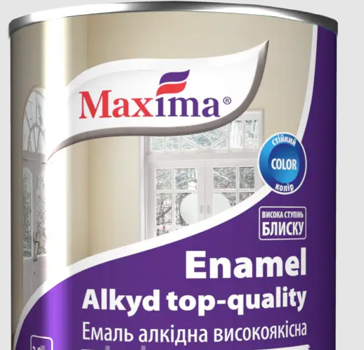 Емаль Maxima 2,3 кг вишнева