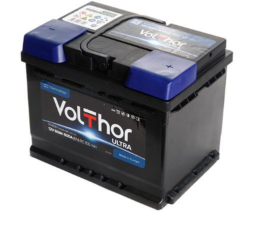 Акумулятор VolThor Ultra 60Ah/12V (600)-+ Evro