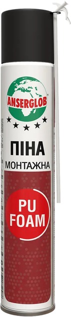 Піна монтажна ANSERGLOB PU FOAM.750мл ручна