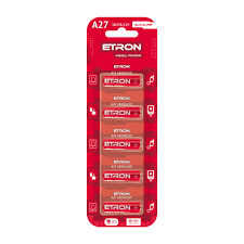 Батарейки Etron Mega Power A27-C5 12V алкалайн блістер /5шт/поштучно
