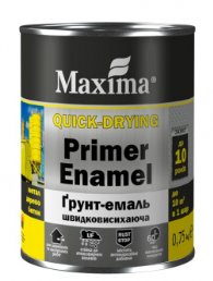 Грунт-емаль Maxima швидковисихаюча БІЛА 2,5л