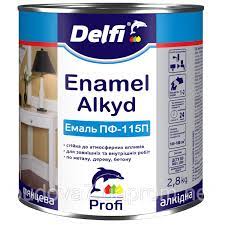Емаль Delfi 2,8 кг зелена