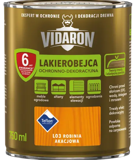 Sniezka Vidaron Лакобейц д/дерева 0,75 л Біла акація  L 03