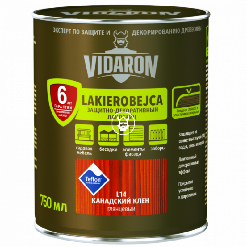 Sniezka Vidaron Лакобейц д/дерева 0,75 л Королівський палісандр  L 08