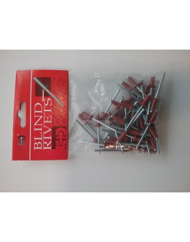 Заклепки 50 шт 4*10  RAL 8004 BLIND RIVERTS