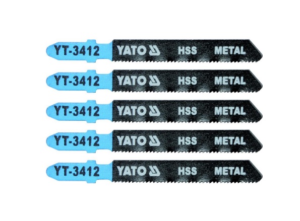 Полотно для електролобзика(метал) YATO, 32TPI, l=75мм, набір 5пр.