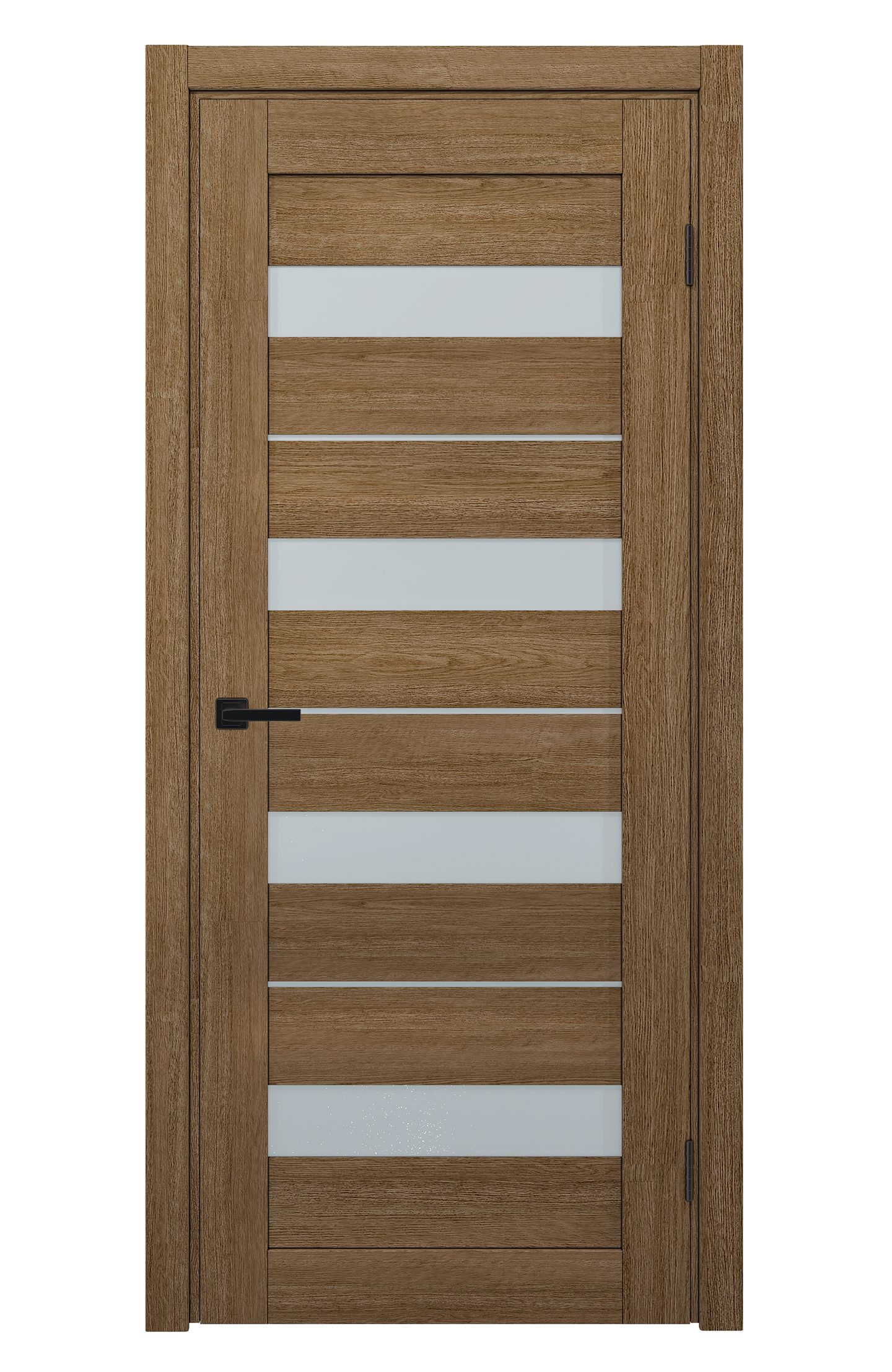 Двері Sline SherWOOD S6 дуб Gold скло сатин 80см