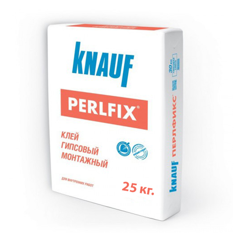 Клей для монтажу ГКЛ Perlfix Knauf 25кг 