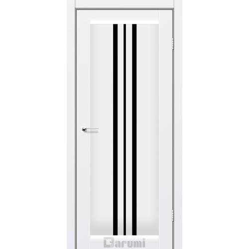 DARUMI Двері Stella 800*2000 ясен отару чорне скло