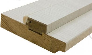 Оміс Лиштва ПВХ 70 пряма дуб Bianco Cortex Оміс (к-т) 2,20м