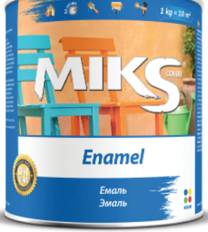 Емаль Мікс 2,5 кг срібляста