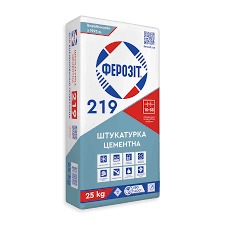 Штукатурка цементна Ферозіт 219 /25 кг./