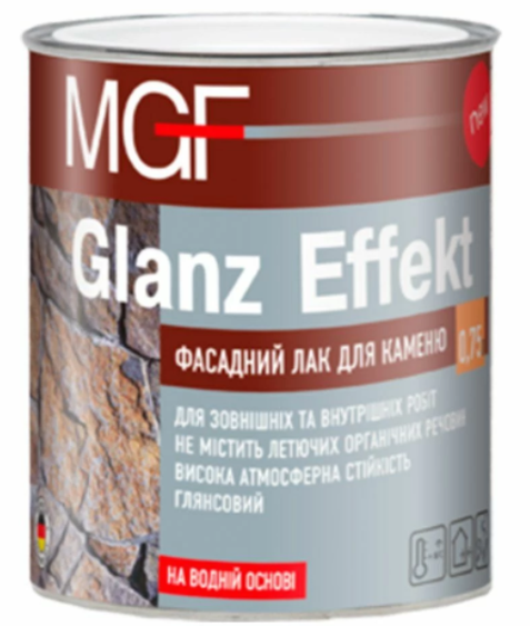 Лак MGF Glanz Effekt по камню 0,75 л