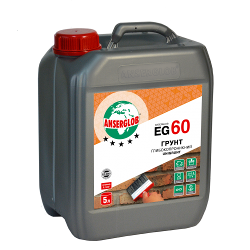 Anserglob EG-60 Грунтівка глибокопроникна  5л. 