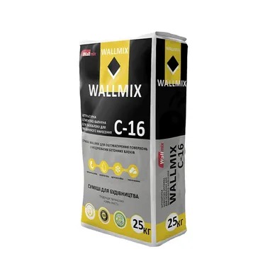 Штукатурка цементно-вапняна Wallmix С-16