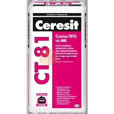 Ceresit СТ-81  Клей для монтажу  теплоізоляційних плит 25 кг 