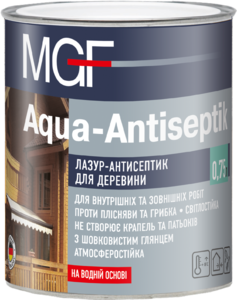Лазурь-антисептик MGF Aqua-Antiseptik сосна 0,75 л