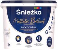 Фарба В\Е Sniezka Max Latex BRILLIIANT 4,1 кг (3л)