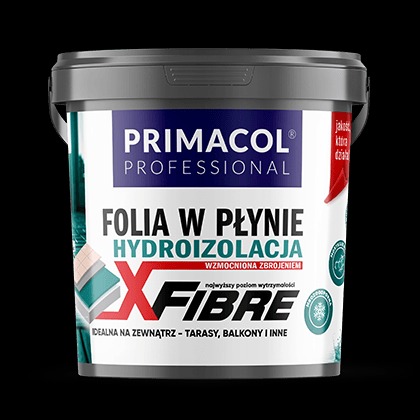 Рідка гідроізоляція X-FIBRE Прімакол Профешнл /покрівля-фунтдамент/  4,5кг