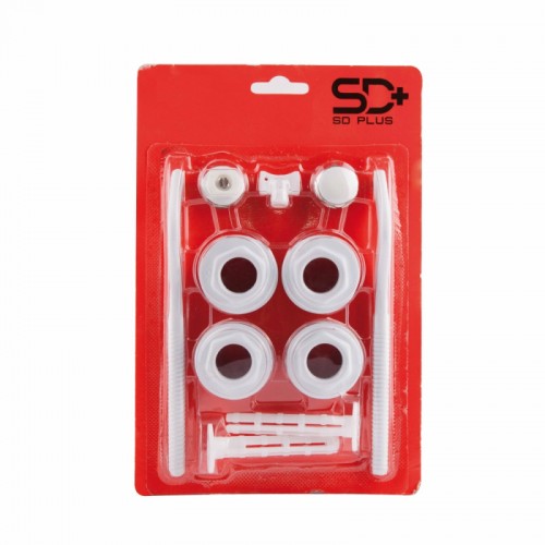Комплект на радіатор SD Plus 1"х1/2 з кріпленням