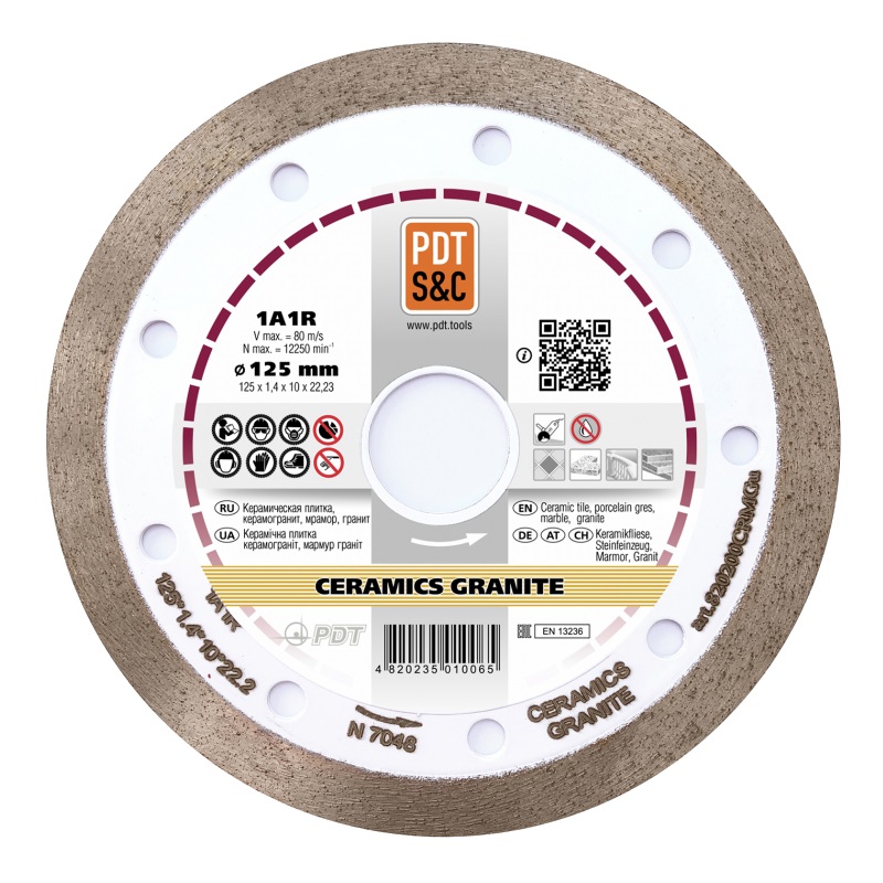 1А1R 125 1.4 10 22.2 CERAMICS GRANITE