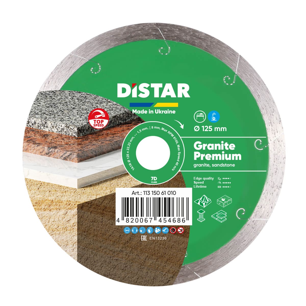 1А1R 125 1.4 10 22.2 GRANITE
