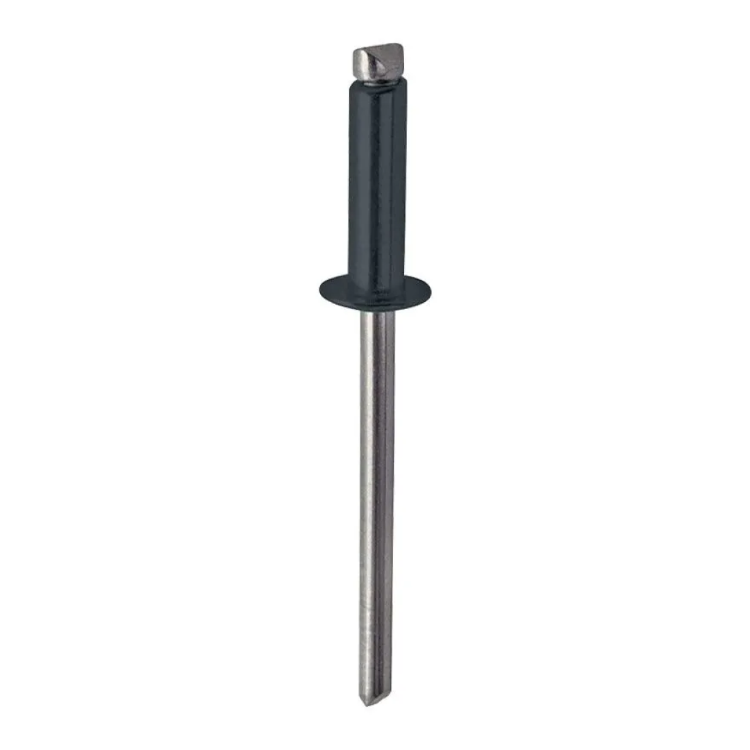 Заклепки 50 шт 4*10 Ral 7016 Blind riverts графіт