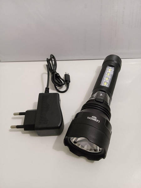 Ліхтар ручний акумуляторний Lebron 2W+0.8W 1200mAh L-HL-40 — фото 3