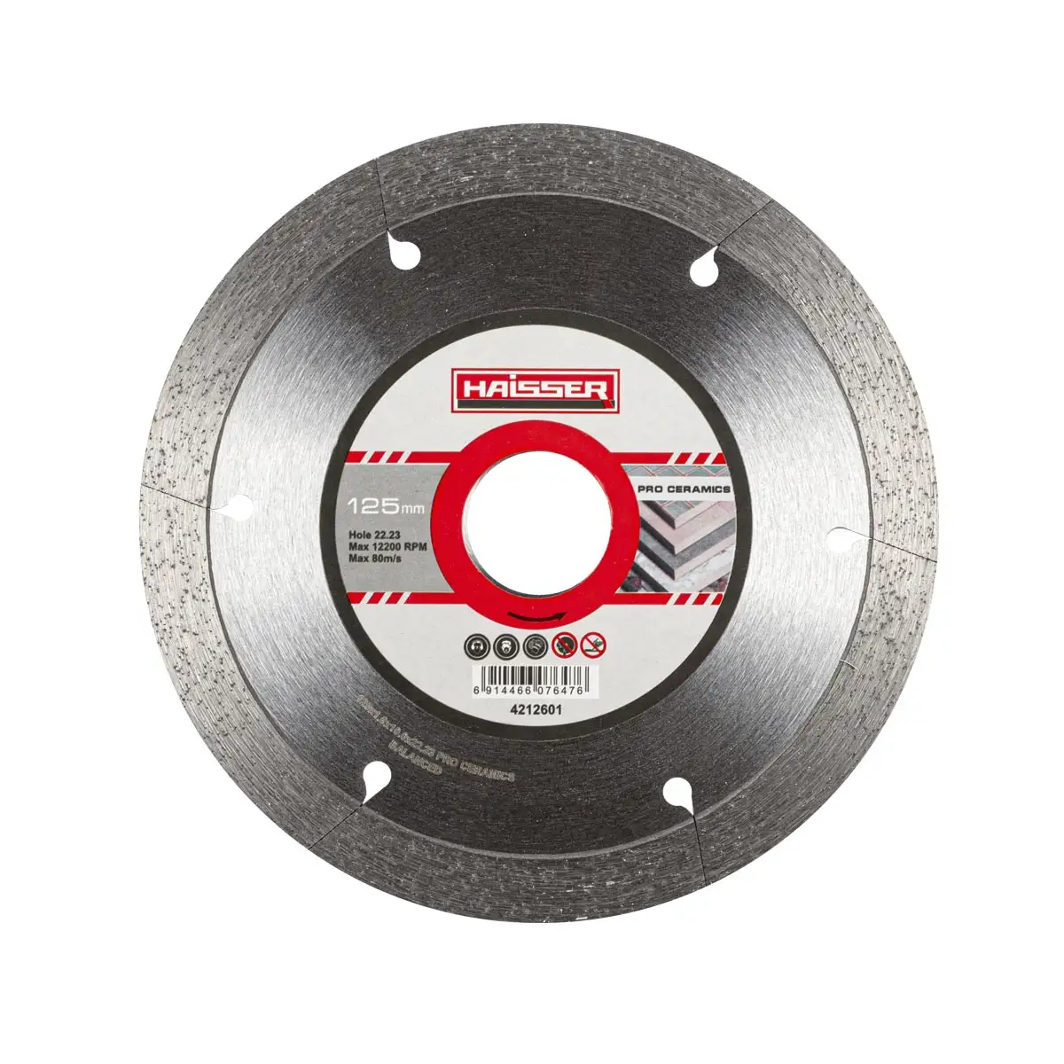 Диск алмазний PRO CERAMSCS 125*1.6*22.23 HAISSER
