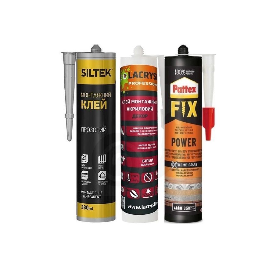 Рідкі цвяхи PATTEX Fix Decor клей монтажний 380г